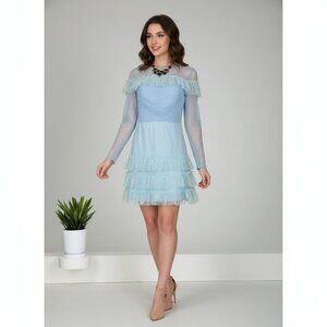 BELLEVUE THE LABEL TILDA MINI RUFFLE DRESS